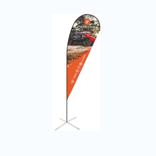 Feather or teardrop  beach banner flag poles